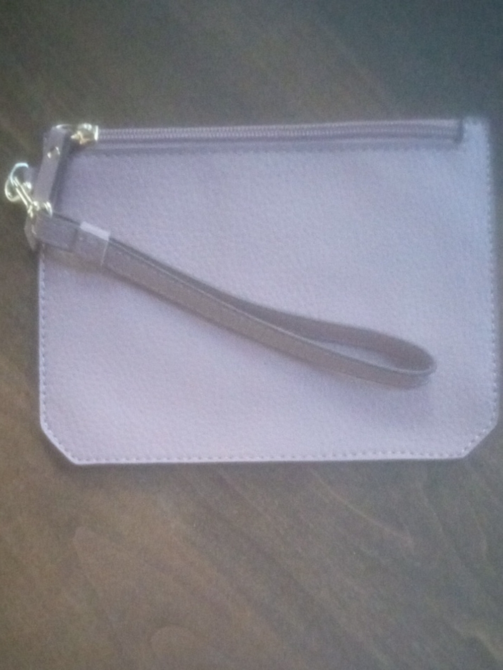Dusty Rose Pink Wristlet Clutch - Simple Textured Design
